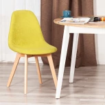 Стул CINDY SOFT (mod. C1021F1-1) / 1 шт. в упаковке (Велюр,Дерево бук /Светло-зеленый)
