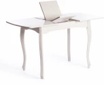 Стол CATERINA PROVENCE бук, мдф, 100+30x70x75 см, Ivory white Tetchair 19129