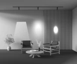 Трековый светильник магнитный 48V Maytoni Gala TR108-2-10W4K-B (LED, круглые)