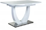 Стол раскладной Adams (120+30 см) закаленное стекло белый Top Concept 2001000000623