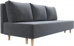 Диван прямой Лига-033 (Серый/Велюр) Лига Диванов арт.121093