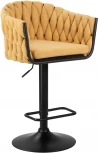 Стул барный LEON (жёлтая ткань (LAR 275-8))