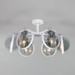 Потолочная люстра на штанге Eurosvet Gallo 70121/6 белый (220V, кольцо)