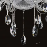 Подвесная люстра Omnilux Valledoria OML-70203-06 (220V, подвески, на цепи, подсвечник, свеча)