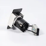 Точечный встраиваемый светодиодный светильник, квадратная рамка, белый отражатель Fiberli 302T75 12130206