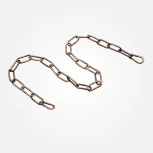 Цепь для люстры с двумя карабинами Eurosvet, бронза