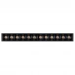 Линейный настенно-потолочный светильник LED CLIP-38-LASER-S330-12W Warm3000 (BK, 36 deg, 24V) (Arlight, IP40 Металл, 3 года) 029008