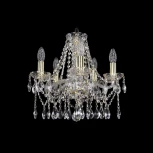 Подвесная люстра Bohemia 1413 1413/5/141/G (220V, хрусталь, на цепи, подсвечник, свеча)