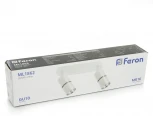 Спот настенно-потолочный Feron ML1862 ZEN 48644 GU10, белый, хром (220V)