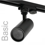 Трековый светильник однофазный Wolta WTL-GU10/01B под лампу GU10 Черный BASIC
