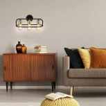 Настенный светильник Escada Lamda 659/3P 3x40Вт E27, металл, чёрный/бронза (220V)