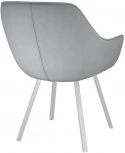 Стул 252 М поворотный, B22 GREY, ножки белые Dikline 00-00062312
