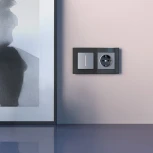 Умный сенсорный диммер с подсветкой (серебряный) Werkel W3443106 (a063596)