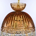 Подвесной светильник Bohemia 5478 5478/22 G Amber/M-1G Leafs