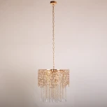 Подвесная люстра Abrasax X9118A/6GO (220V, на цепи, круглые)