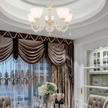 Подвесная люстра Arte Milano AM343837 347837/5 WT+G (220V, на цепи)