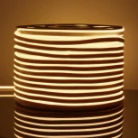 Светодиодная лента Elektrostandard LS 001 220V 9,6 IP67 Гибкий неон 9,6W 120Led 2835 односторонний теплый белый, 50 м