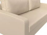 Диван прямой Лига-009 (Бежевый/Экокожа) Лига Диванов арт.118062