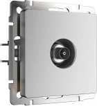 ТВ-розетка оконечная (серебряный матовый) Werkel W1183065 (a063621)