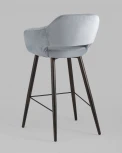 Стул барный Stool Group Саймон велюр серый УТ000025181