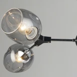 Потолочная люстра на штанге Reluce 04210-0.3-04 BK+CR (220V)