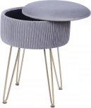 Пуф Астор серый Stool Group арт.УТ000039497