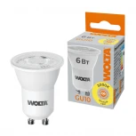 Светодиодная лампа MR11 6Вт 3000K GU10 Wolta WSTD-JCDR-MR11-6W3KGU10-L