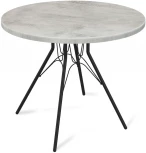 Стол SHT-TU34-P/80 МДФ черный муар/бетон светлый от фабрики Sheffilton