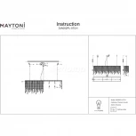 Подвесная люстра Maytoni Empress DIA002PL-07CH (220V, подвески, на тросе)