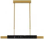 Подвесной светильник Odeon Light Marmi 4361/25L MIDCENT черный мрамор/антич. бронза/металл/акрил IP20 LED 25W 3000K 220V