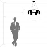 Подвесная люстра Roma 718127