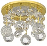 Встраиваемый светильник хрустальный Dio D'Arte Osimo Gold GU10.5.14.8.118 G (220V, круглые)
