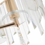 Потолочная люстра хрустальная на штанге Arte Milano Sorrento-2509 372509/6/500 GD (220V)