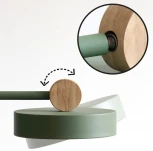 Потолочная люстра Move 8 Green Imperiumloft Move_01 (178258-26) (LED, 220V, пульт управления, круглые)