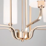 Умная подвесная люстра Eurosvet Purezza 60128/6 золото (220V, на цепи)