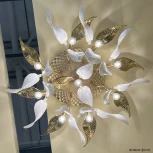 Потолочная люстра Crystal Lux STEFANIA PL9 (220V, листья)