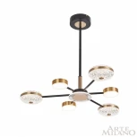 Потолочная люстра на штанге Arte Milano 272069/6 BK/GD (LED, 220V)