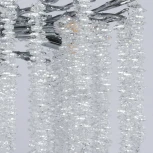 Подвесная люстра MW-Light Лайма 467013510 (220V, хрусталь, на тросе, ветки)