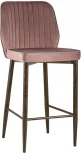 Стул полубарный Stool Group Лоренс велюр пыльно-розовый УТ000008857