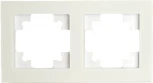 Рамка на 2 поста (белый) Stekker Катрин 49595