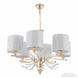 Подвесная люстра Arte Milano Florentia-2097 302097/6 Wh/Gd (220V, на цепи)