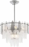 Подвесная люстра хрустальная на штанге Arte Milano Sorrento-1309 371309/6/300/400 CR (220V)