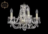 Подвесная люстра Art Classic 11.11 11.11.4.141.Gd.Sp (220V, хрусталь, на цепи, подсвечник, свеча)