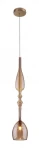 Подвесной светильник Crystal Lux New SP1 C AMBER (220V, на проводе, бокалы)