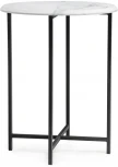 Журнальный стол Woodville Грейс мрамор белый / черный 516567