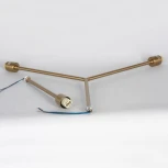 Потолочная люстра на штанге Lussole Greensboro LSP-8826 (220V, шарики, молекулы, IP21)