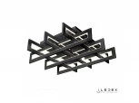 Потолочная люстра iLedex Stalker 9082-800*800-X 192W BK (220V, пульт управления)