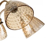 Подвесная люстра Escada Freesia 658/5PL Gold (220V, подвески, на цепи)