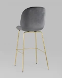 Стул барный Stool Group Beetle со спинкой серый УТ000006595