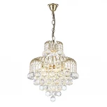 Подвесная люстра Arti Lampadari Bellagio E 1.5.40.100 G (220V, хрусталь, на цепи)